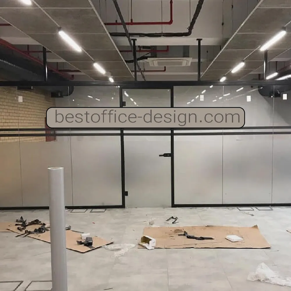 پارتیشن شیشه ای سکوریت مات یا طرح دار پارتیشن شیشه ای سکوریت مات یا طرح دار