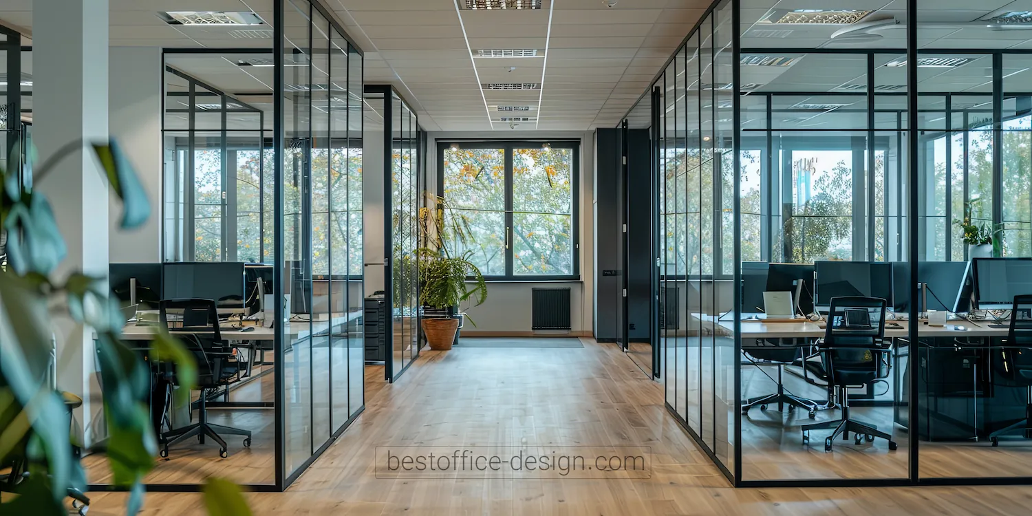 پارتیشن شیشه ای اداری
